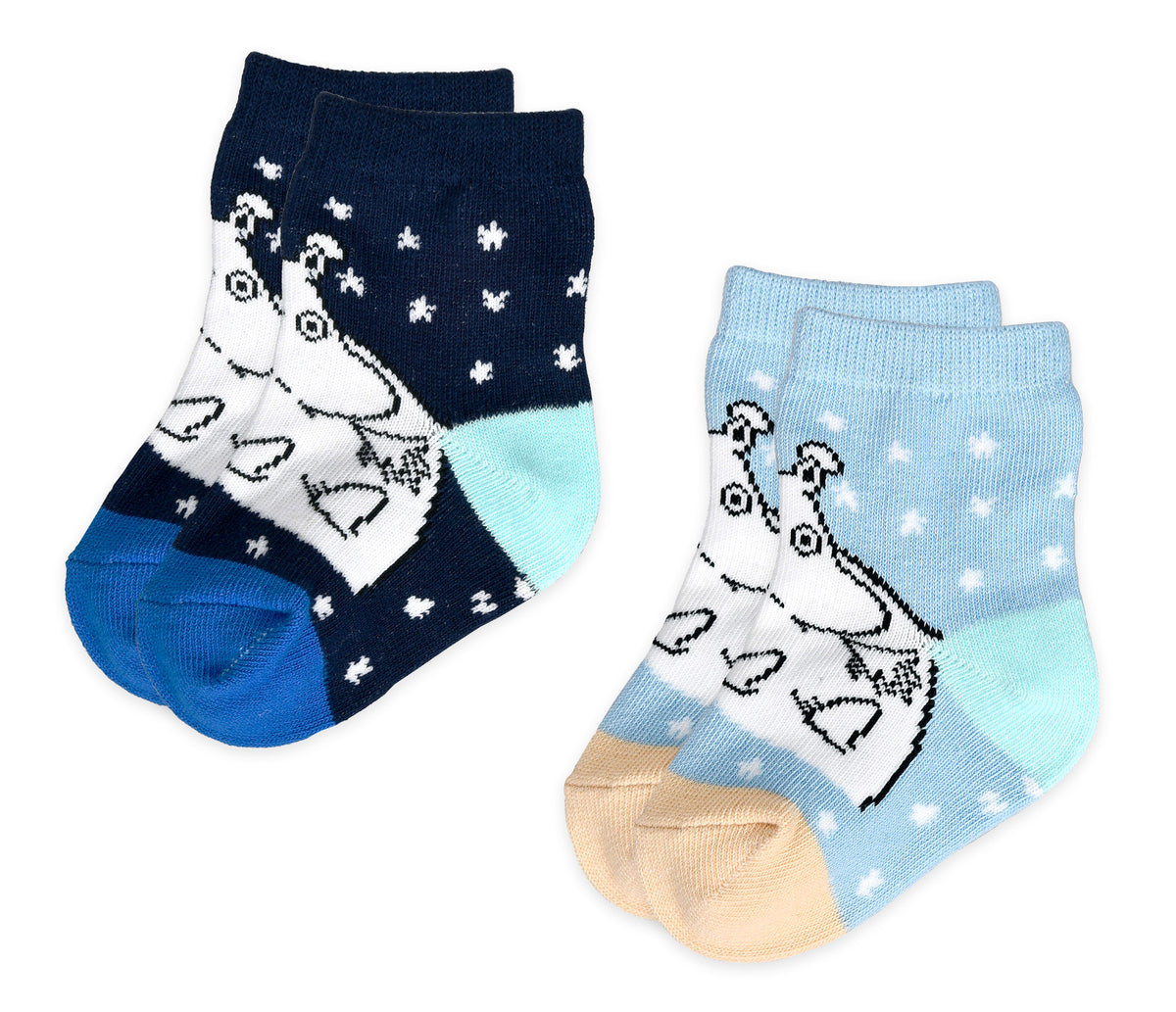 Moomin - Mummitrollet blå - 2pk baby