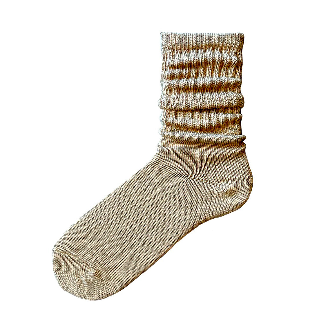 Slouch sokker beige